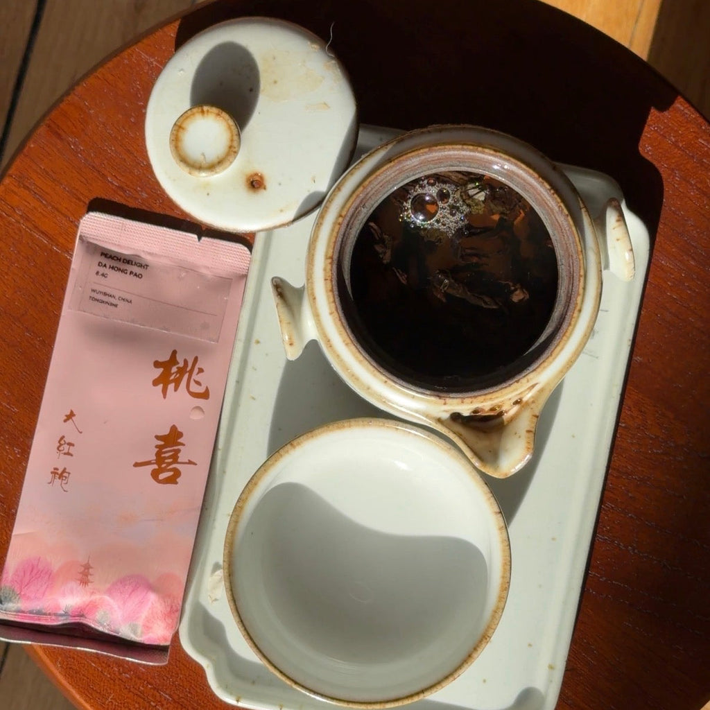 TONGXINSHE Peach Delight Da Hong Pao Oolong Tea