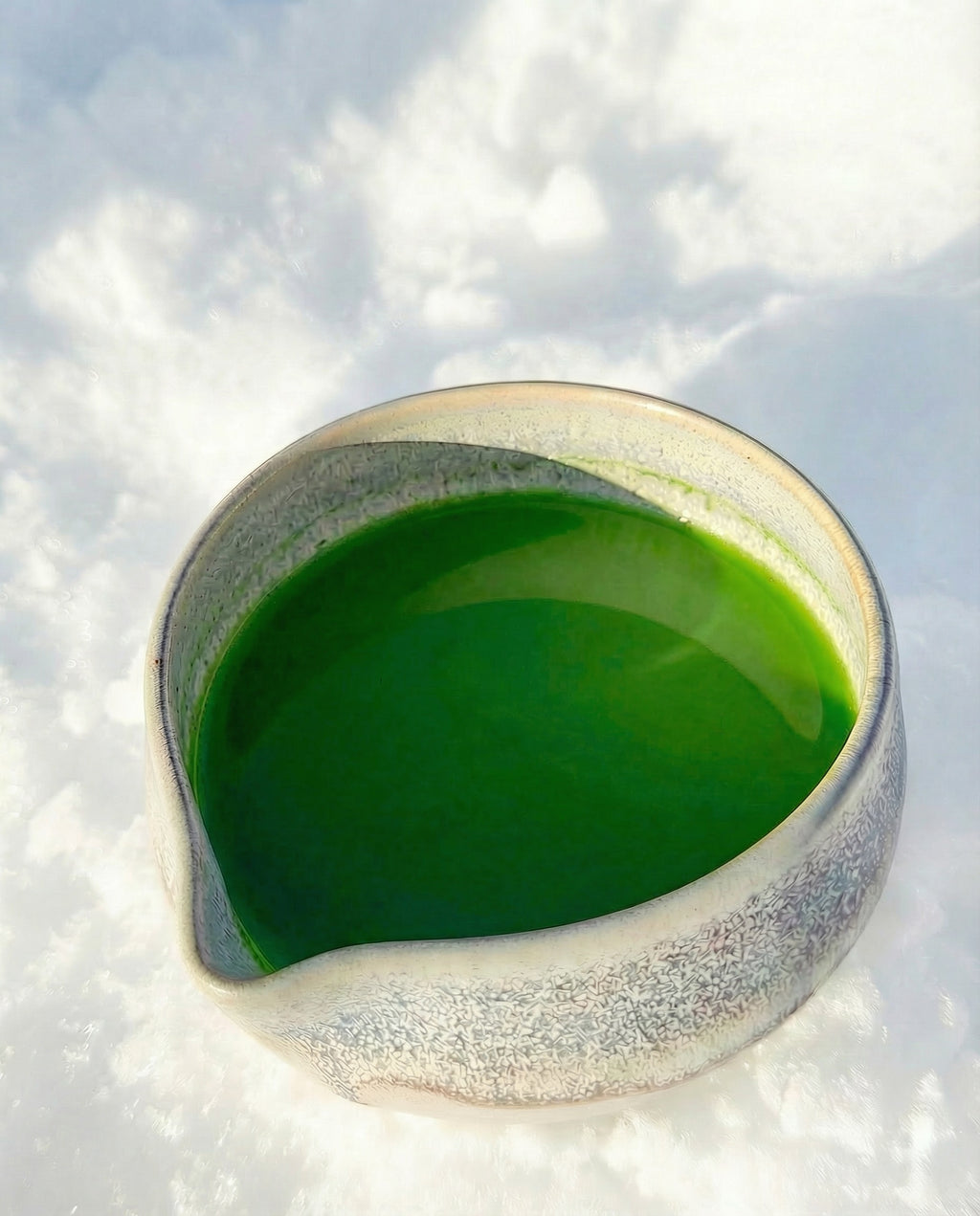 Handmade Matcha Chawan Gletsjer