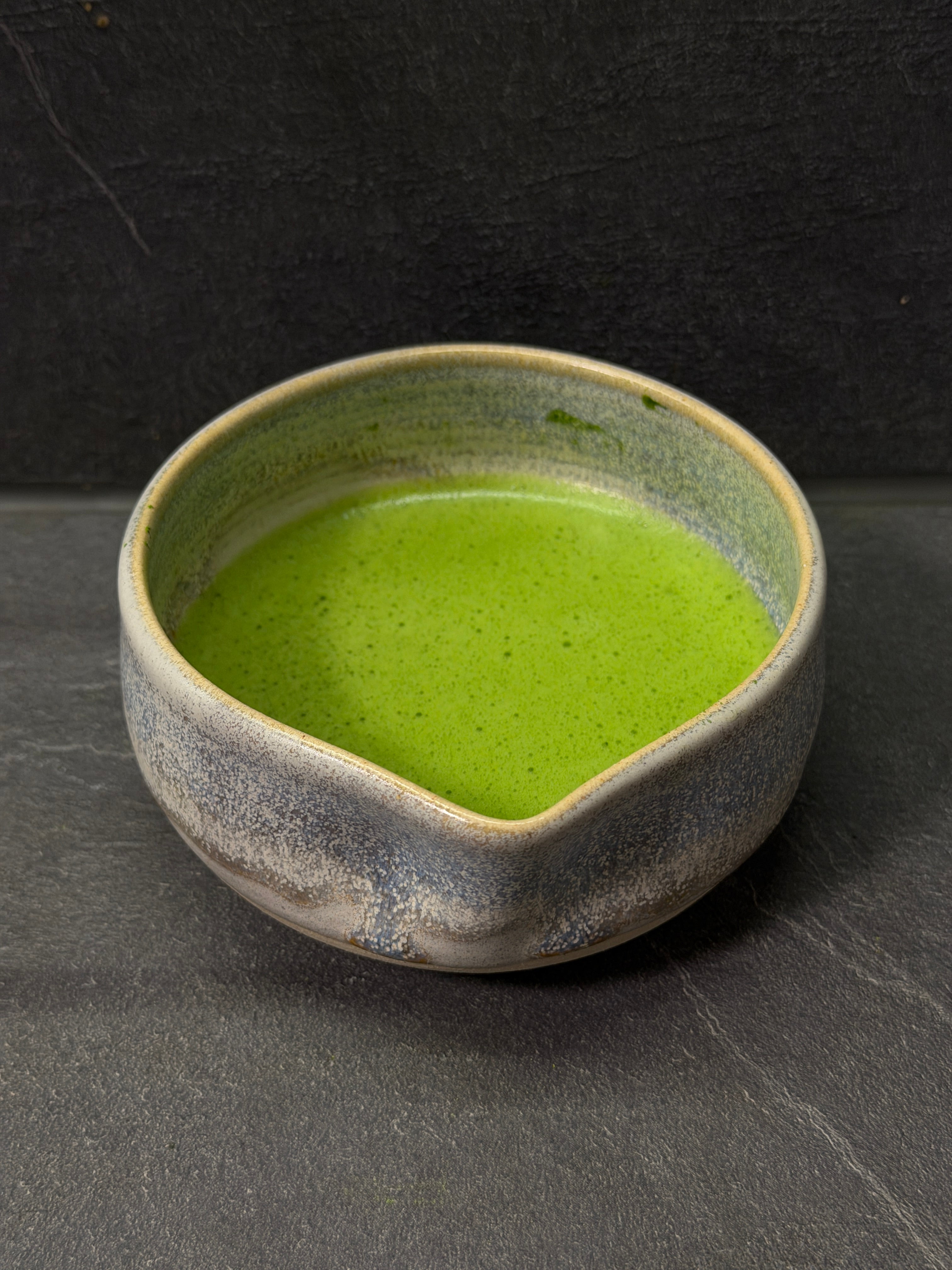 Handmade Matcha Chawan Gletsjer